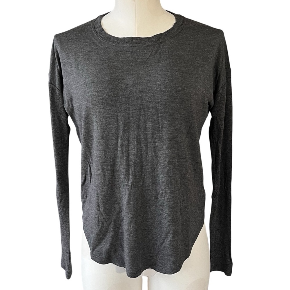 Athleta long sleeve top in Heathered gray XS
